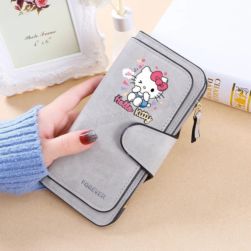 Hello Kitty Wallet Women Wallets Card Wallet Coin Wallet Women Bags for Women Purse ID Wallets Female Coin Purse Birthday Gift
