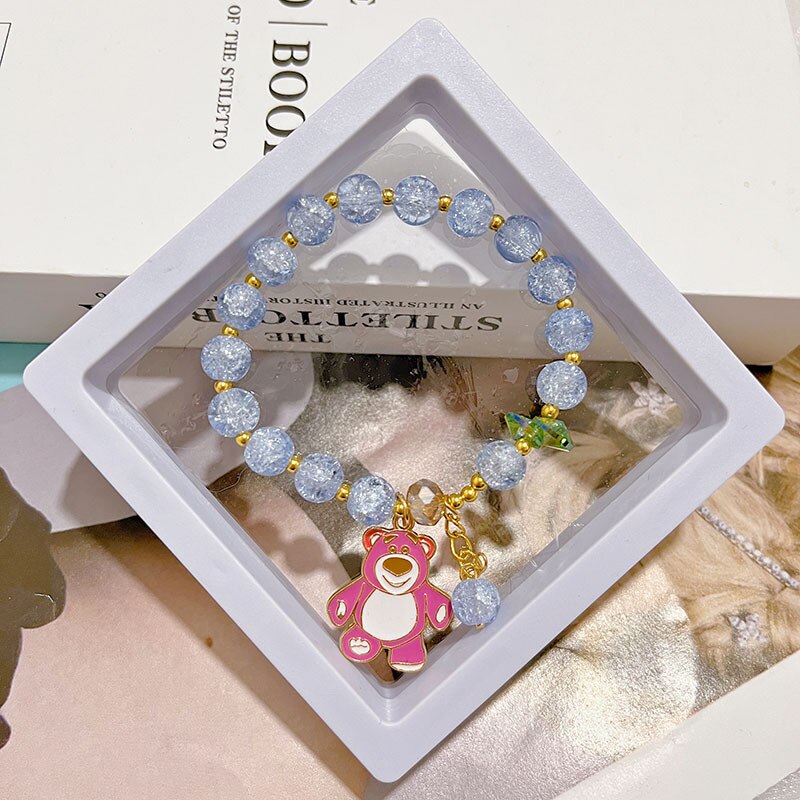 Kawaii Hello Kitty Bracelet Cinnamoroll Cartoon Anime Sanrios Bangle My Melody Jewelry Charms Cute Accessory Birthday Girls Gift