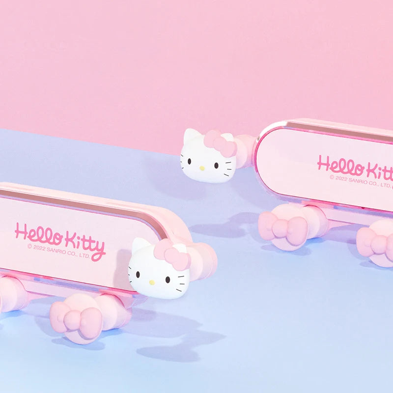 Sanrio Hello Kitty Car Phone Holder for Bracket Gps Stand Cartoon Anti-Skidding Shockproof Rotatable Support Mobile Accessories