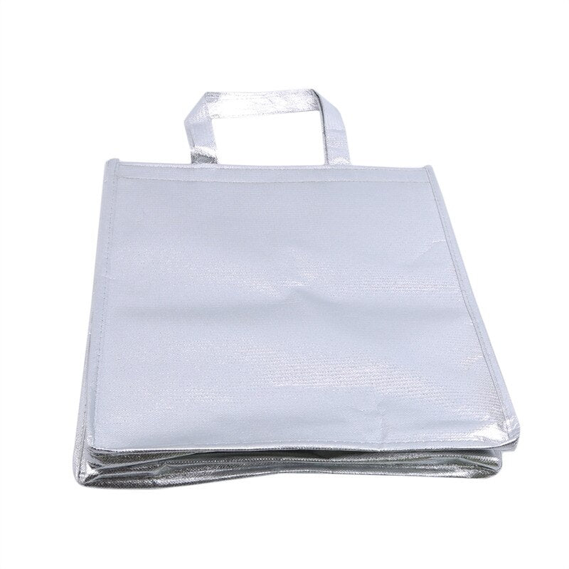 1Pcs Aluminum Foil Ice Storage Bags Insulated Beach Food Thermal Bag Durable Outdoor Boxes Foldable Cooler Bag Lunch Picnic Bag