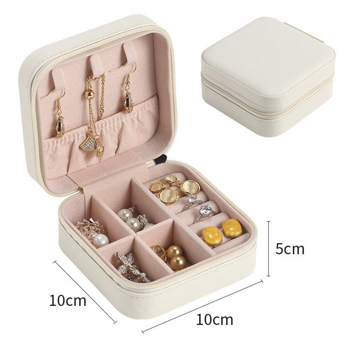 Caja organizadora de joyería para mujer, estuche de almacenamiento de maquillaje, joyería a granel, regalos para invitados de boda, suministros de accesorios para mamá, venta al por mayor