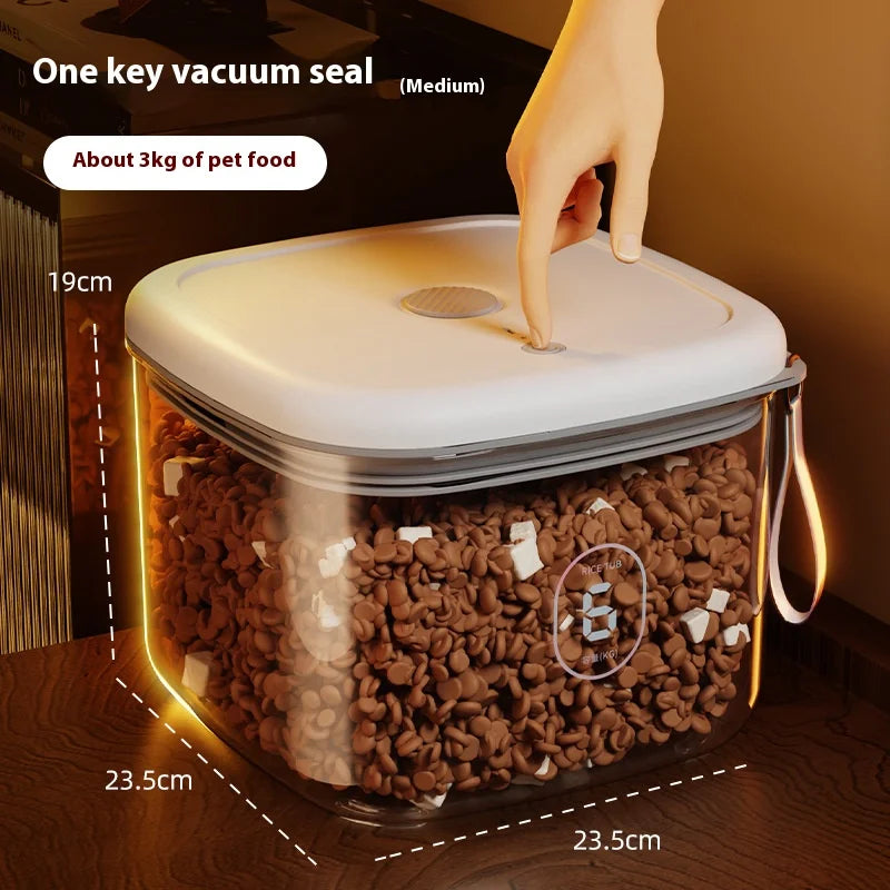 Cat Food Storage Bucket, Sealed Container, Moisture-Proof Vacuum, Pet Dog Food, Cat Food Storage Bucket, Box, Storage Container