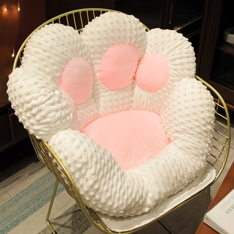 2 Sizes INS Bear&Cat Paw Pillow Animal Seat Cushion Stuffed Plush Sofa Indoor Floor Home Chair Decor Winter Children Girls Gift