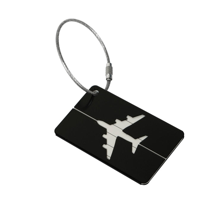 Fashion Metal Travel Luggage Tags Baggage Name Tags Suitcase Address Label Holder Aluminium Alloy Luggage Tag Travel Accessories