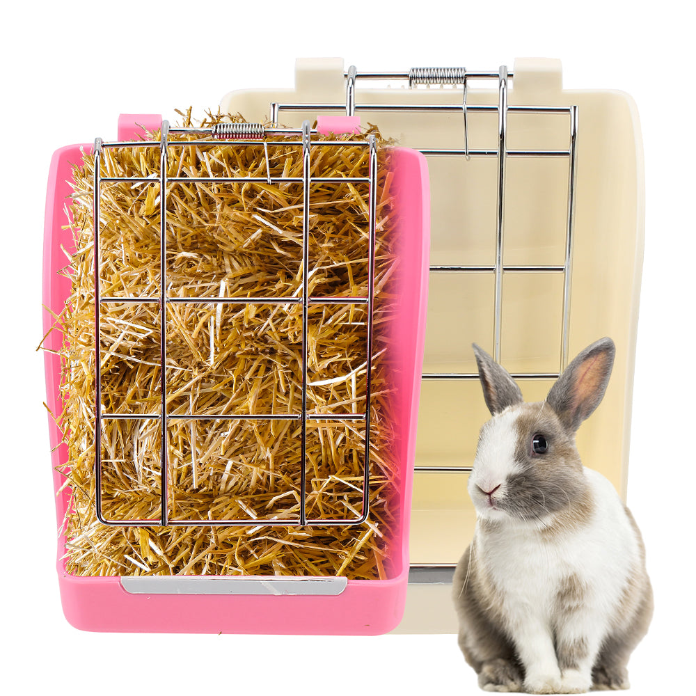 Rabbit Grass Frame Hay Feeder Rabbit Pet Food Container Rabbit Food Basket Grass Hay Bowl Rack Grass Rack Spring Grass Frame