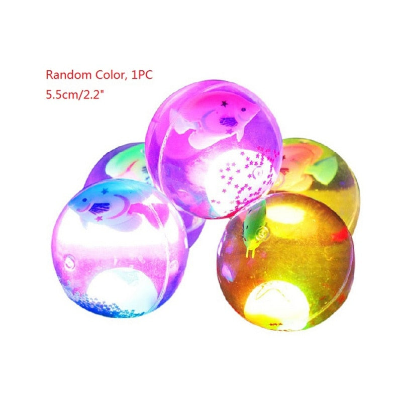 LED Flashing Ball Interactive Pet Toy