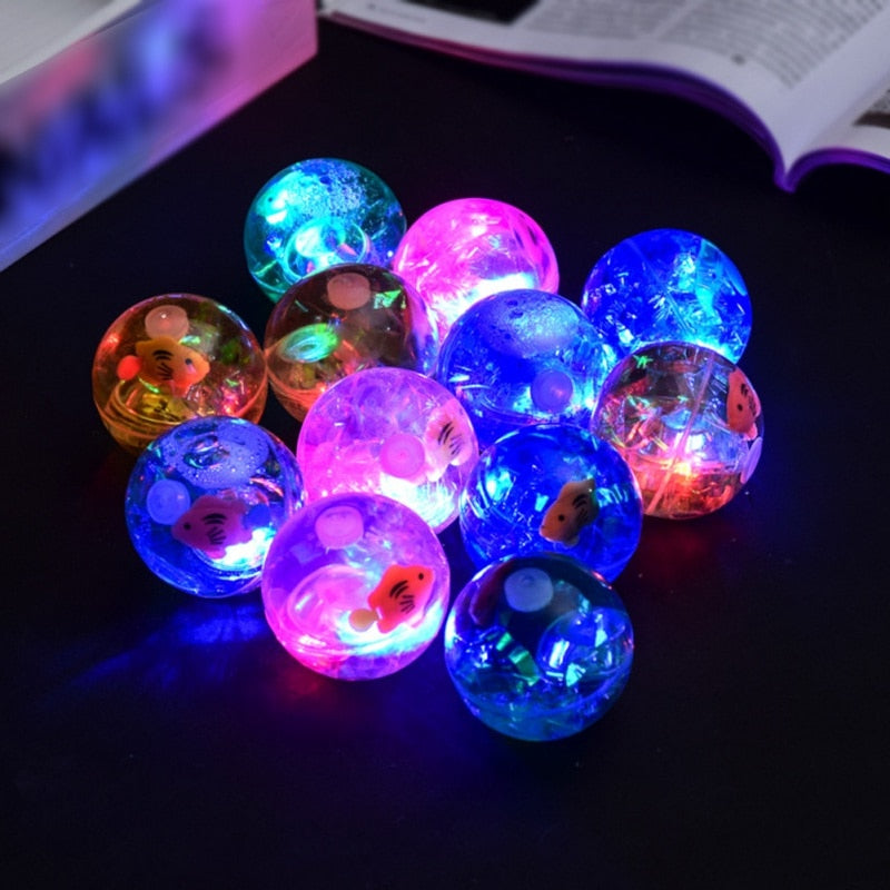 LED Flashing Ball Interactive Pet Toy