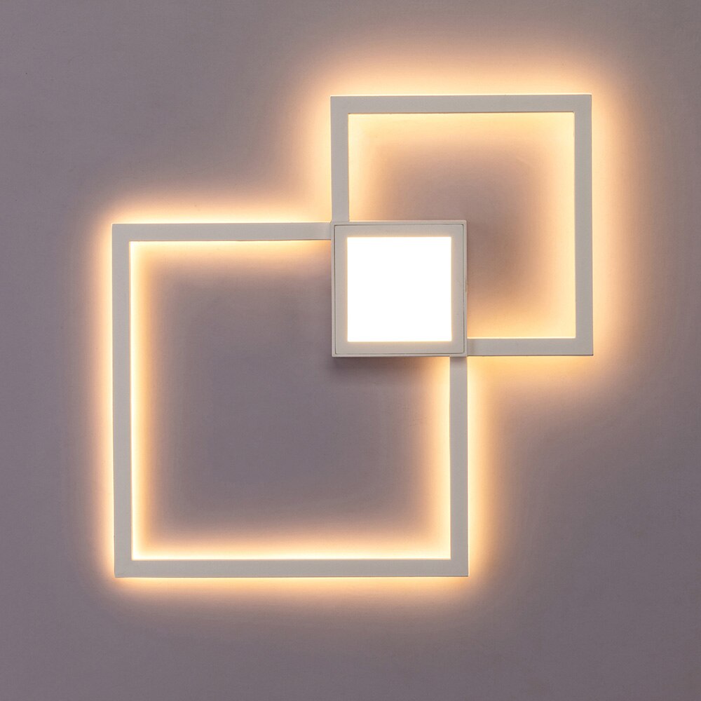 Zerouno LED Wall Lamp Decorative Modern DIY Ceiling Lights Indoor for Home Backgroud TV Wall Lights Lounge Living Room Bedroom