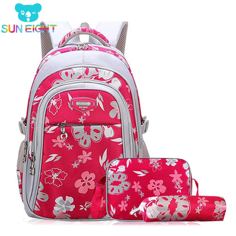 Floral Girls Backpacks School Bags For Girls Set children school bags Children's Backpack Kids Backpacks school backpack