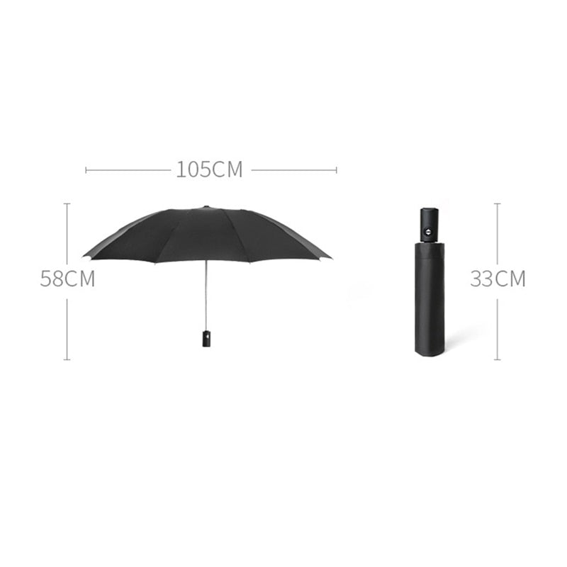 Xiaomi UV Automatic Umbrella With Reflective Strip Rain Wind Resistant Trip Sun Reverse Umbrellas Folding Umbrella For Drop Ship