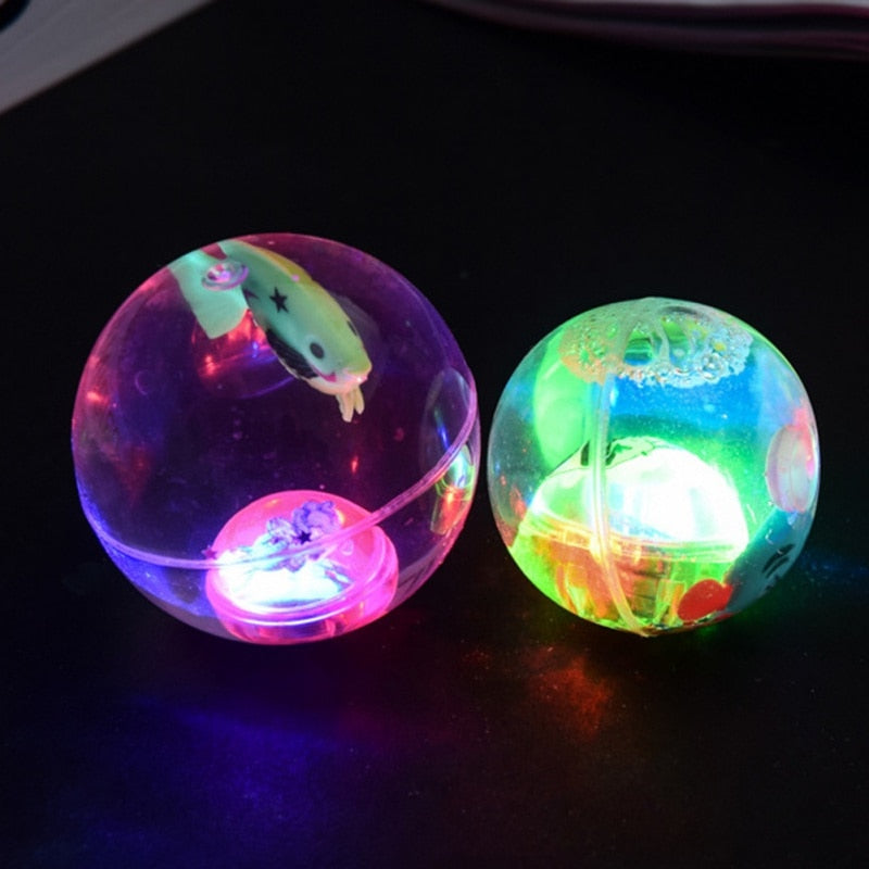 LED Flashing Ball Interactive Pet Toy