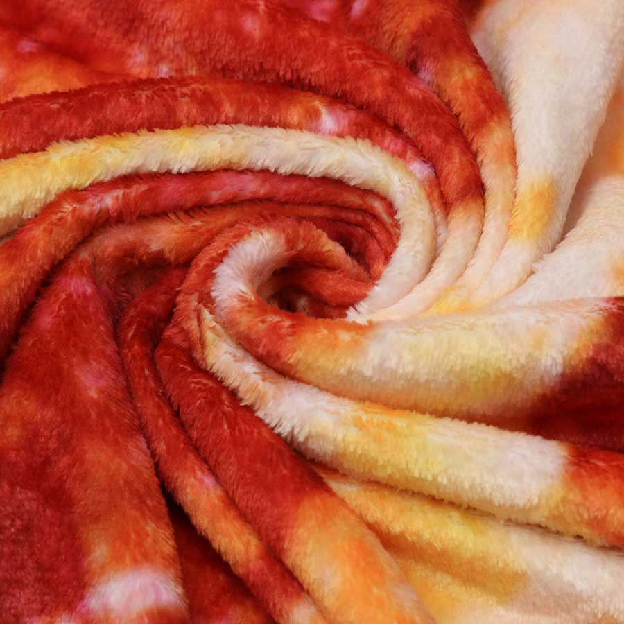WOSTAR Soft warm flannel tortilla pizza blanket 200Gsm round shape lavash wool sofa plaid plush bedspread winter throw blanket