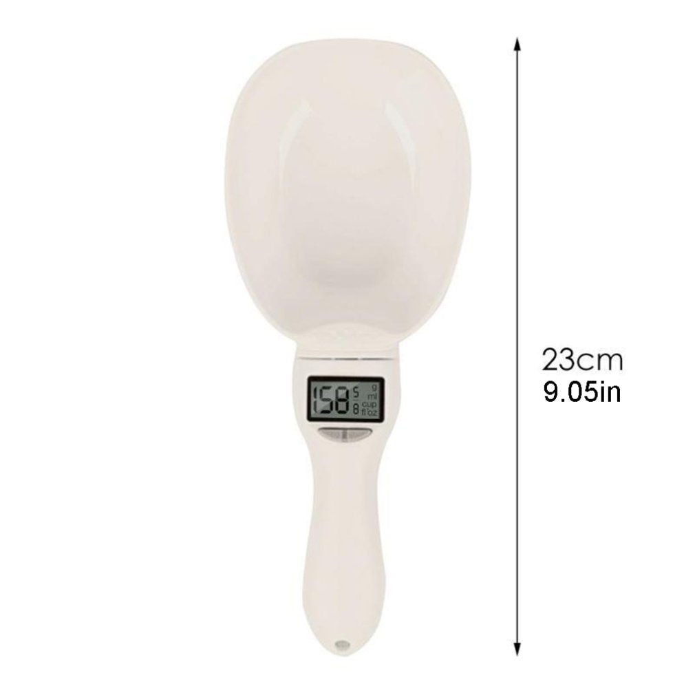 Multifunction Pet Food Scale Cup Portable Dog Cat Feeding Bowl Kitchen Scale Spoon Measuring Scoop