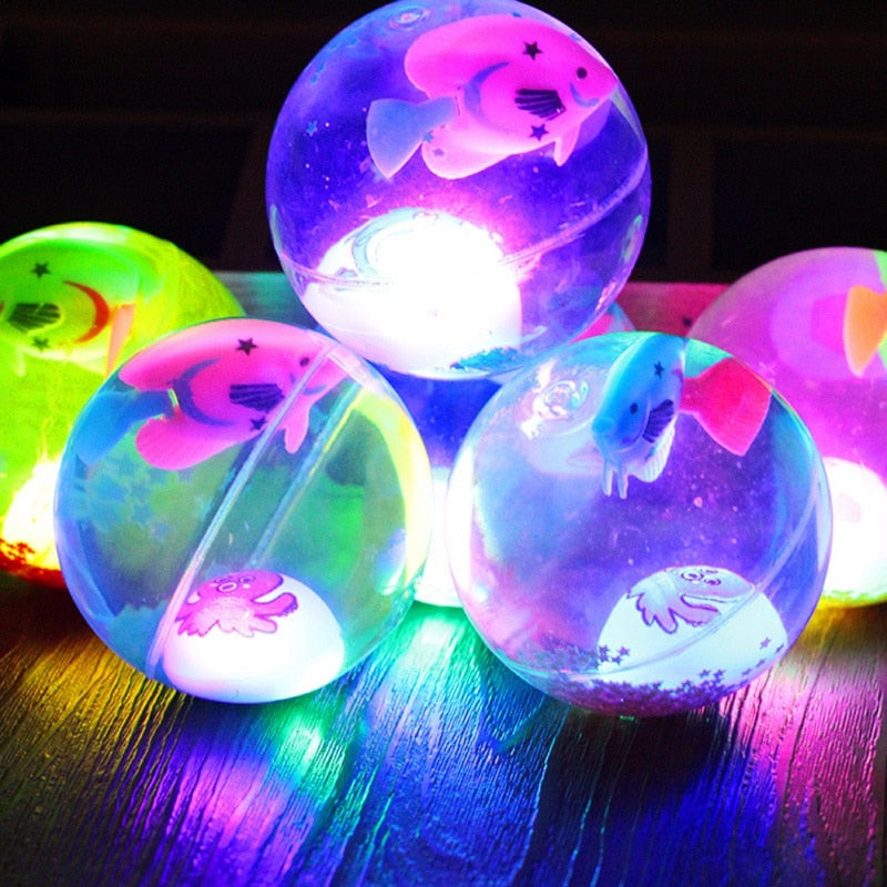 LED Flashing Ball Interactive Pet Toy