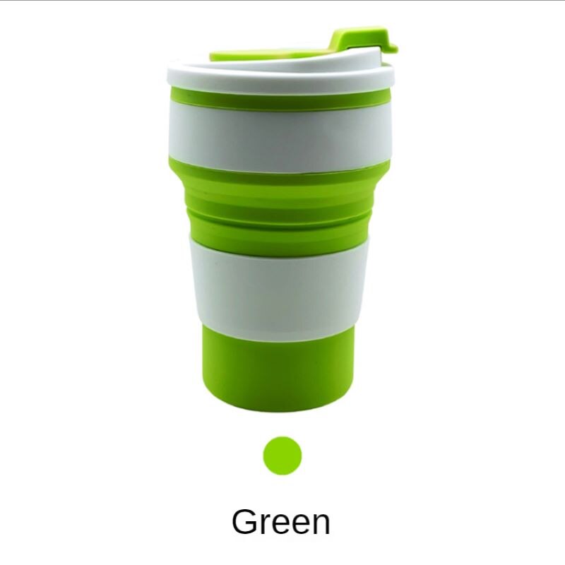 WICK AND HIS PETS Silicone Folding Insulated Water Cup Travel Outdoor Telescopic Mug Leisure Coffee Cup Drink Juice Cup