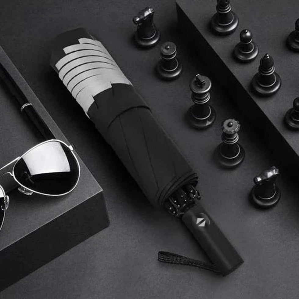 Xiaomi UV Automatic Umbrella With Reflective Strip Rain Wind Resistant Trip Sun Reverse Umbrellas Folding Umbrella For Drop Ship
