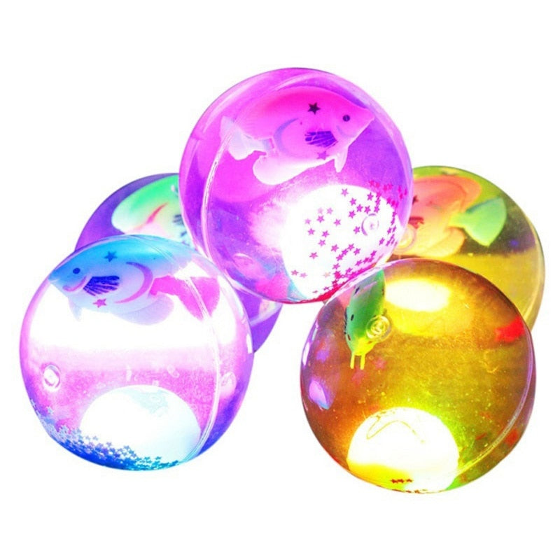 LED Flashing Ball Interactive Pet Toy