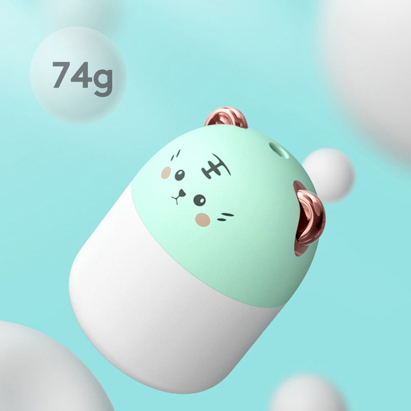 Desktop Humidifier With Colorful Atmosphere Light - Cool Mist