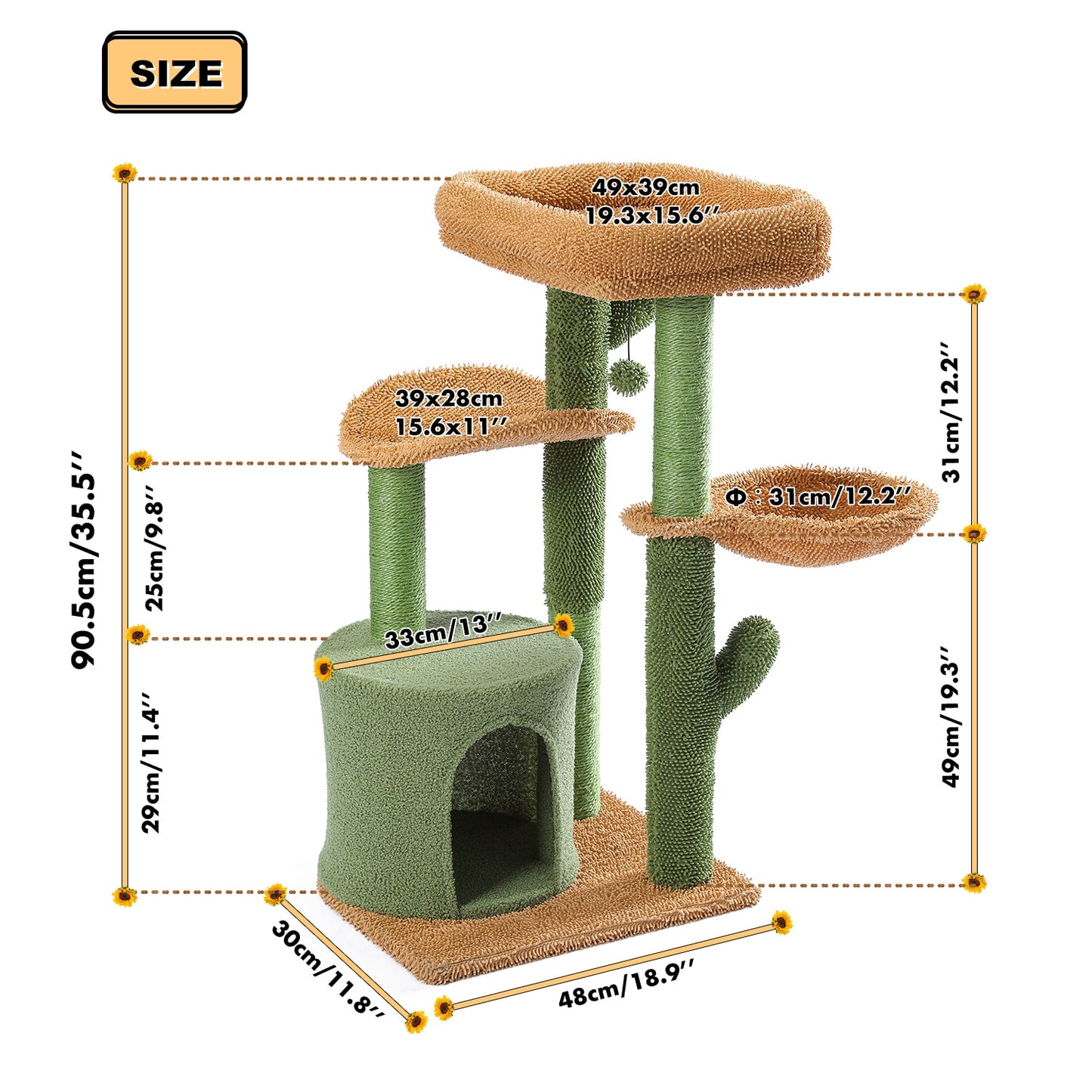 Cat Tree Tower Scratching Post