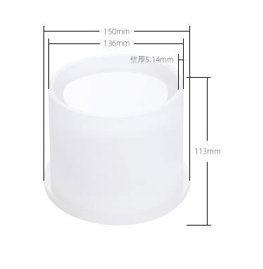 Hexagon Flowerpot Concrete Silicone