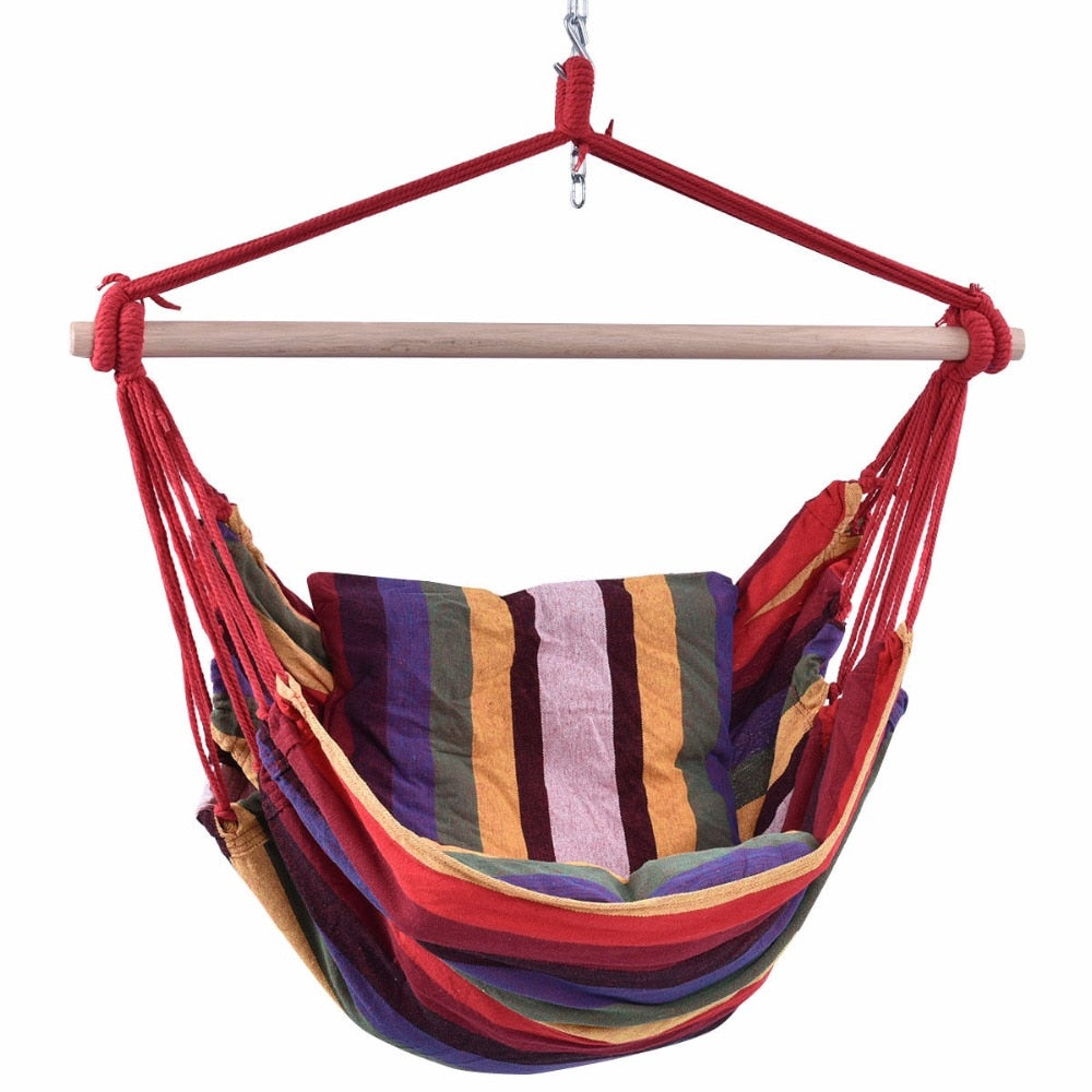 Goplus Garden Patio Porch - Swing Chair Seat Hammock Swinging Wood - Outdoor Indoor S
