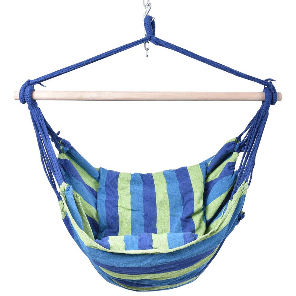 Goplus Garden Patio Porch - Swing Chair Seat Hammock Swinging Wood - Outdoor Indoor S