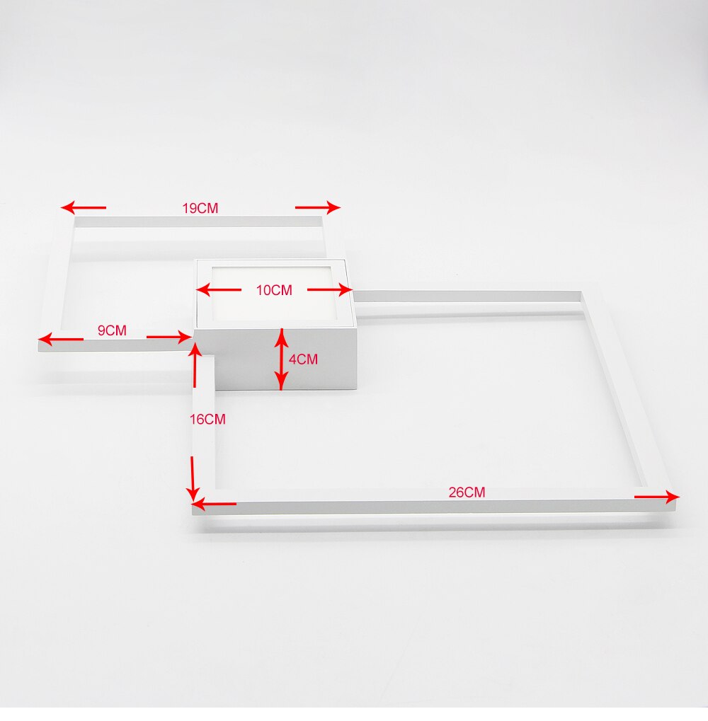 Zerouno LED Wall Lamp Decorative Modern DIY Ceiling Lights Indoor for Home Backgroud TV Wall Lights Lounge Living Room Bedroom