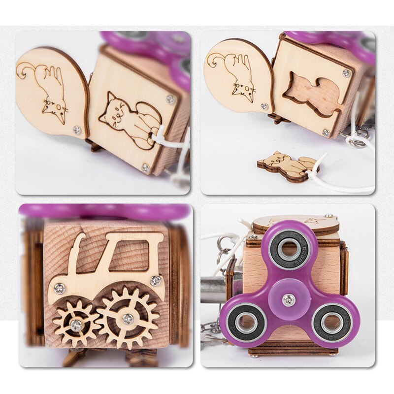 Wooden Toys for Children Busy Cube Hands Ability Training LockBox Early Learning Busyboard Cube Baby Montessori Educational Toys