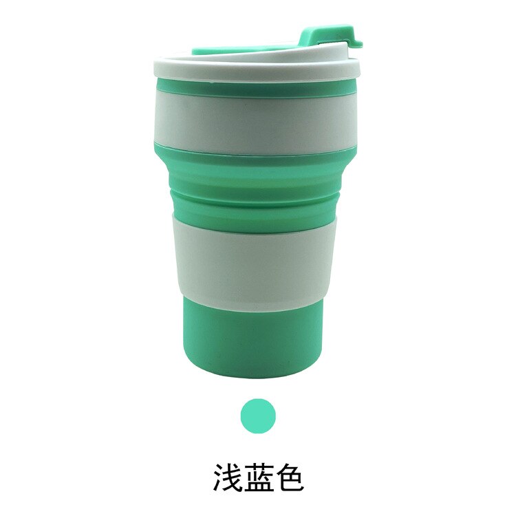 WICK AND HIS PETS Silicone Folding Insulated Water Cup Travel Outdoor Telescopic Mug Leisure Coffee Cup Drink Juice Cup