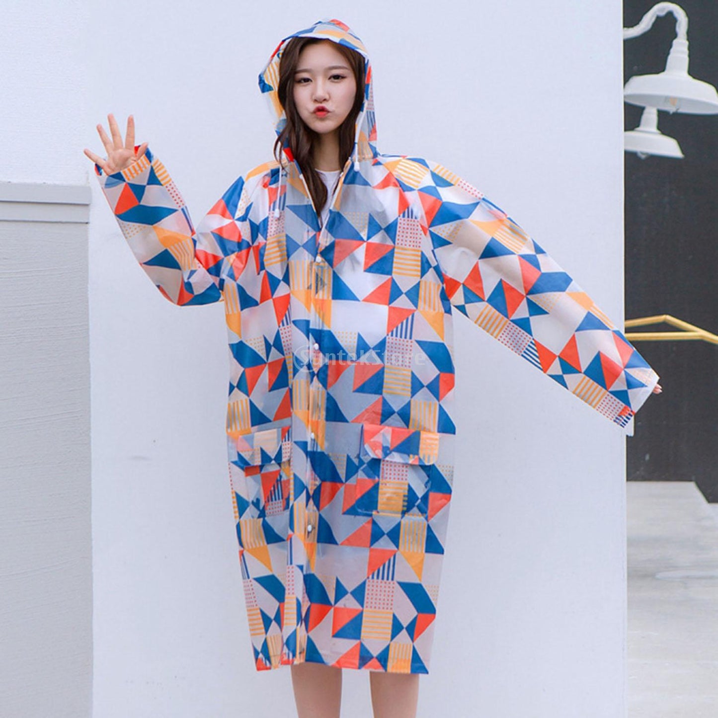 Adult Waterproof Long Raincoat