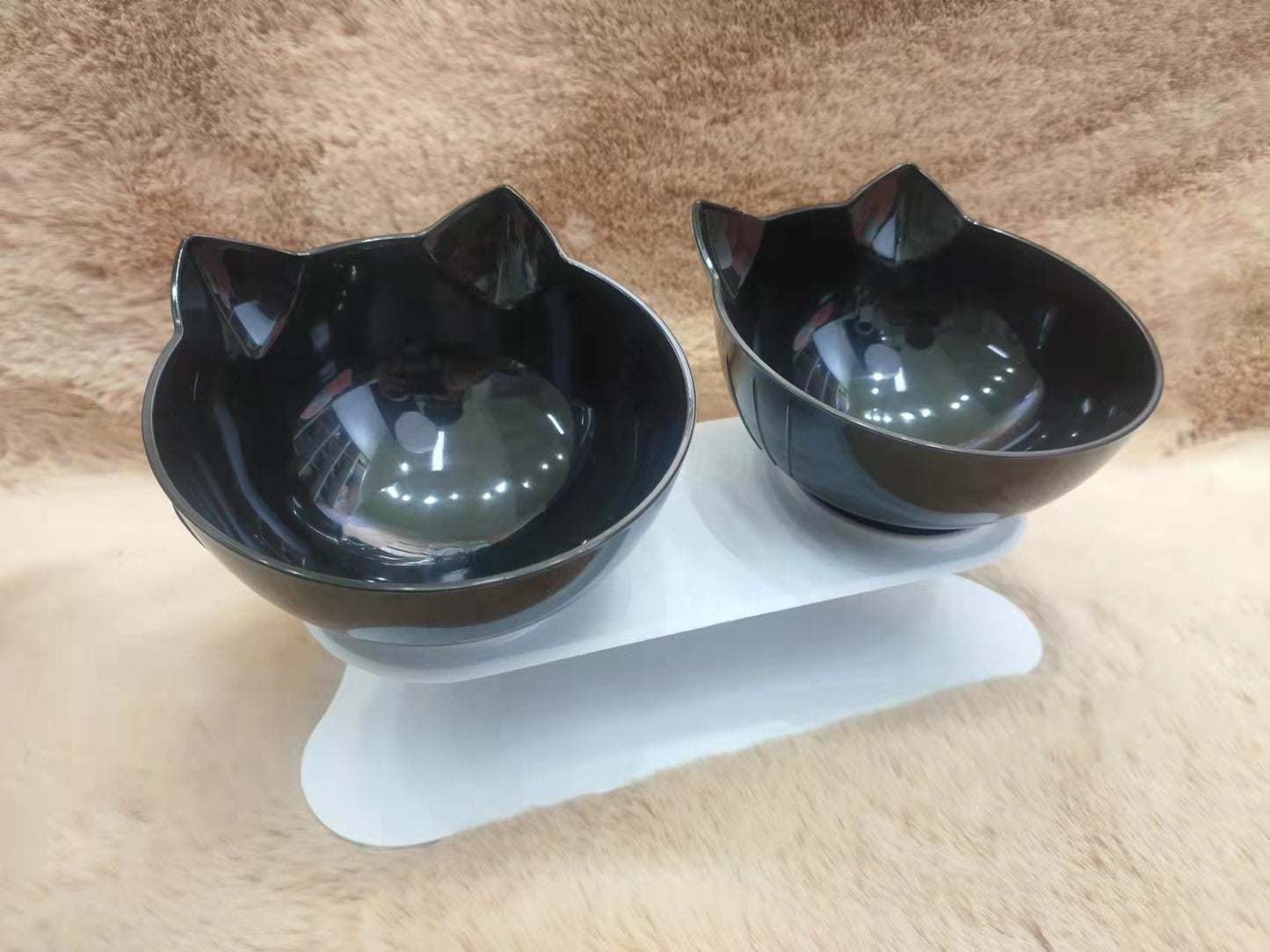 Non-Slip Double Cat Bowl Dog Bowl With Stand Pet Feeding Cat Water Bowl For Cats Pet Food Bowls For Dogs Feeder Product Supplies