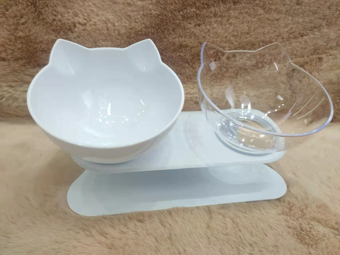 Non-Slip Double Cat Bowl Dog Bowl With Stand Pet Feeding Cat Water Bowl For Cats Pet Food Bowls For Dogs Feeder Product Supplies
