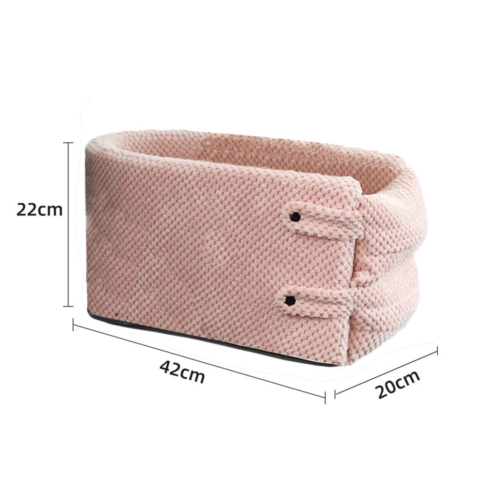 Puppy Cat Bed for Car Portable Dog Bed Travel Dog Carrier Protector for Samll Dogs Safety Car Central Control Pet Seat Chihuahua