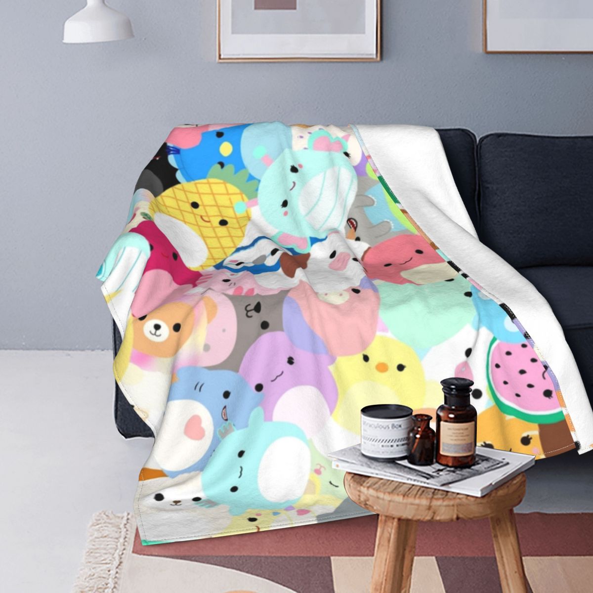 Squishmallows Chaotic Blanket Fleece Warm Throw Blankets Sofa Throw Blanket For Home Bedroom Office Throws Bedspread Quilt