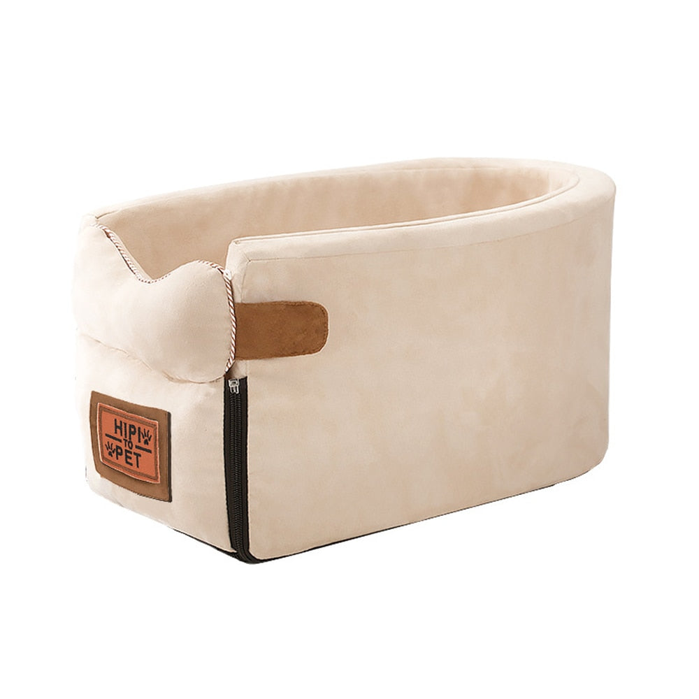 Puppy Cat Bed for Car Portable Dog Bed Travel Dog Carrier Protector for Samll Dogs Safety Car Central Control Pet Seat Chihuahua