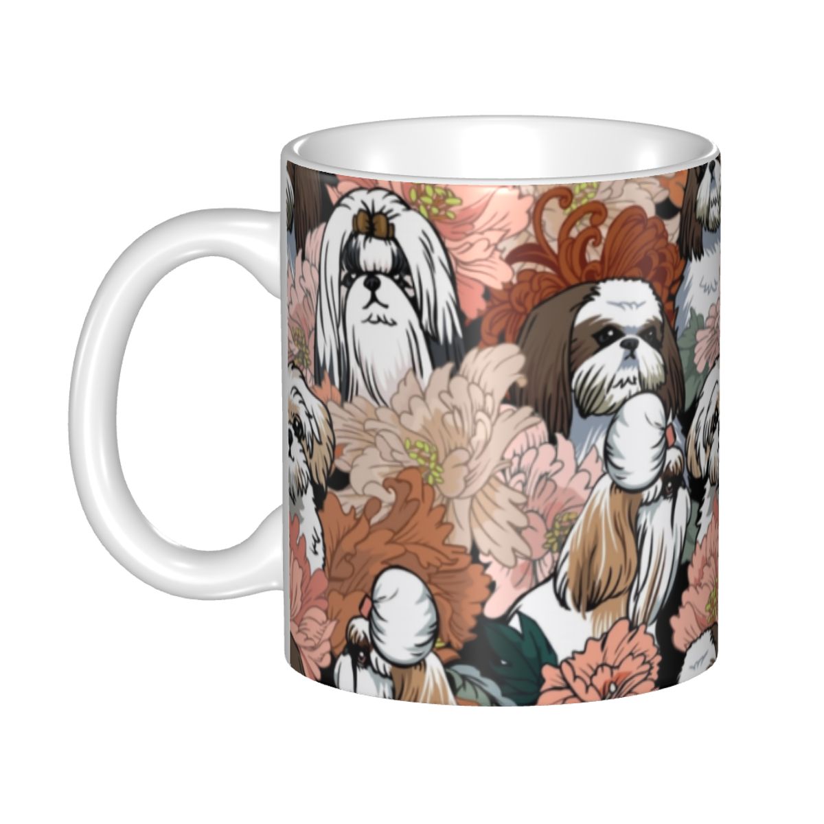 Cute Beagle Dog Lazy Coffee Mugs DIY Personalized Pet Lover Ceramic Mug Creative Present Outdoor Work Camping Cups