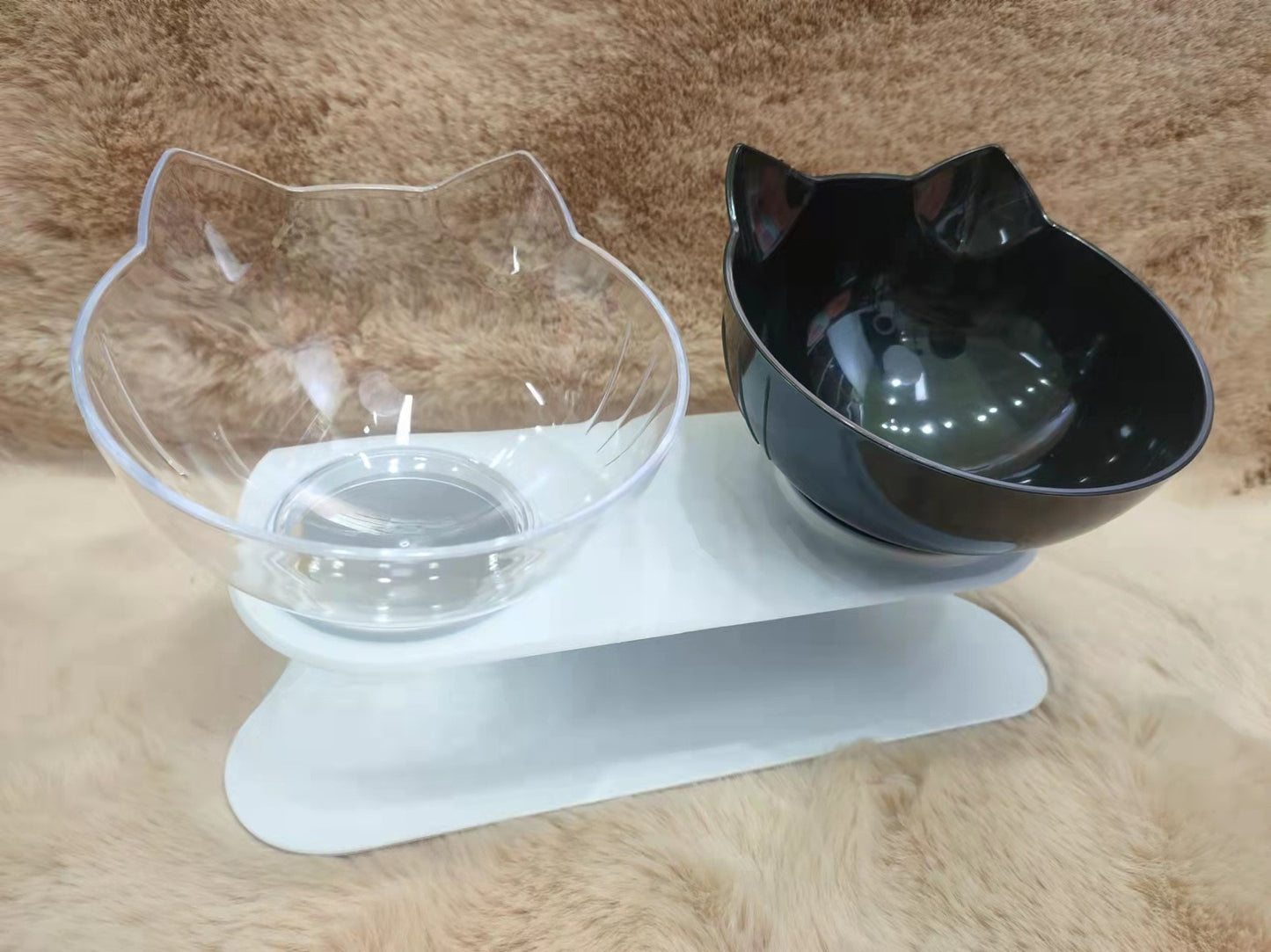 Non-Slip Double Cat Bowl Dog Bowl With Stand Pet Feeding Cat Water Bowl For Cats Pet Food Bowls For Dogs Feeder Product Supplies
