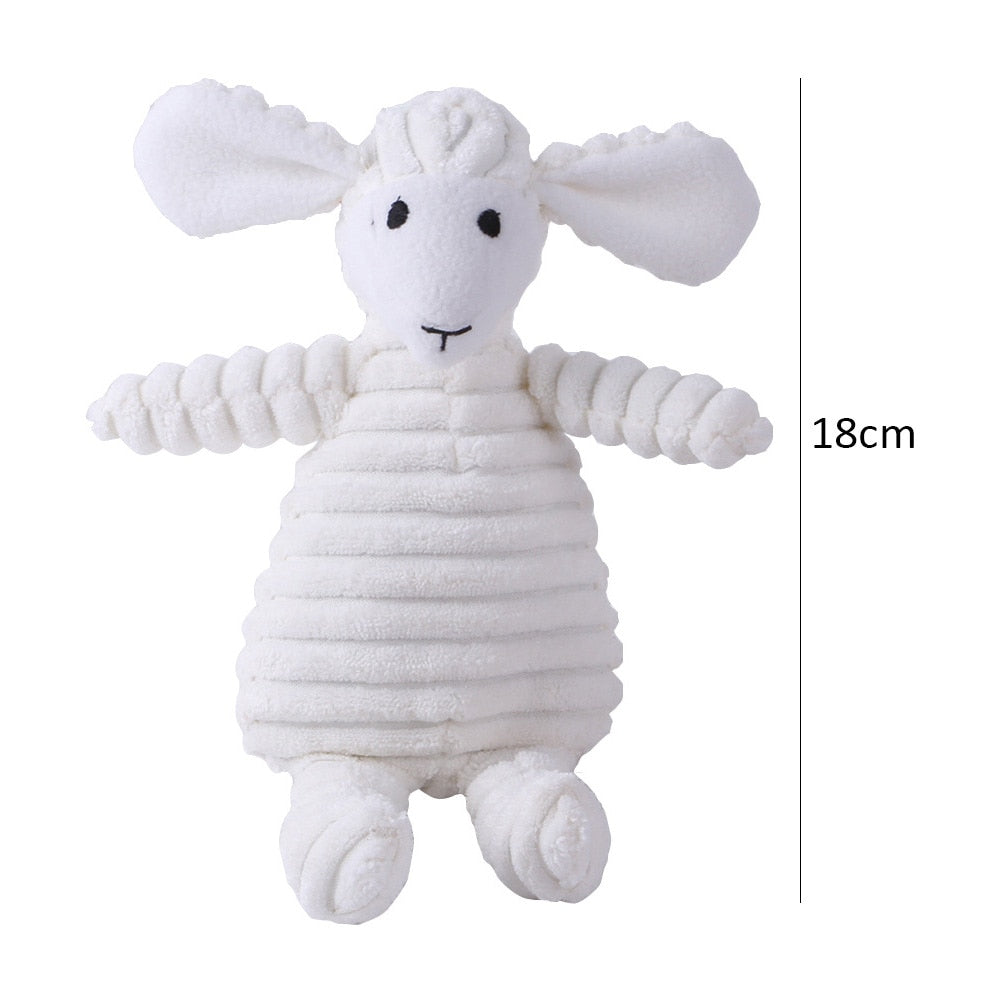 Corduroy Dog Toys for Small - Large Dogs - Pet Squeaker Toy