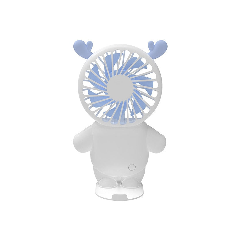Portable Hand Fan Rechargeable Cooling Mini Usb Fan Hany Lady Children Pocket Fans Mini Ventilator With Phone Holder