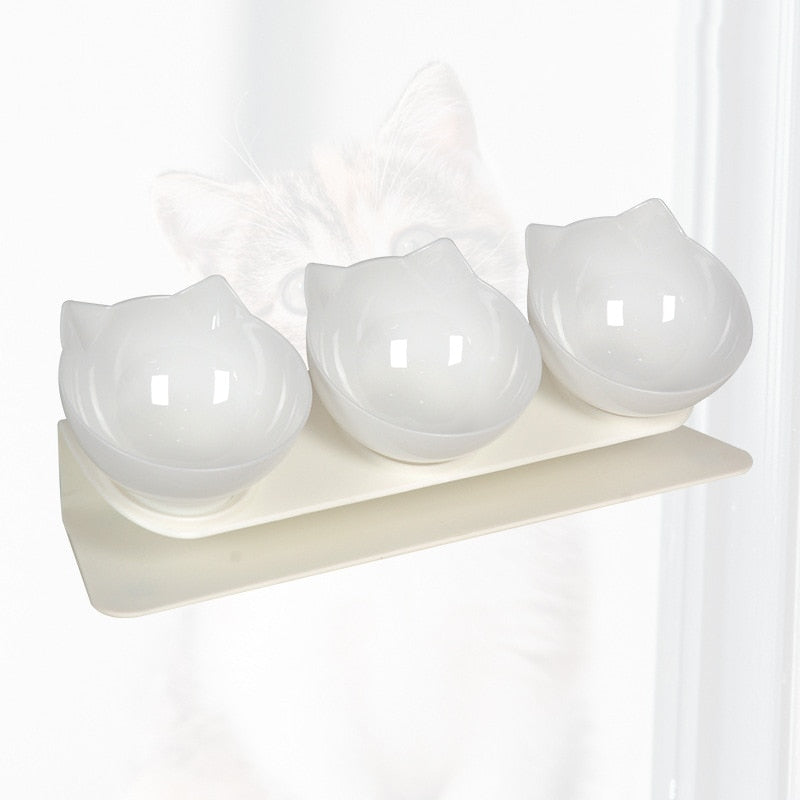 Non-Slip Double Cat Bowl Dog Bowl With Stand Pet Feeding Cat Water Bowl For Cats Pet Food Bowls For Dogs Feeder Product Supplies