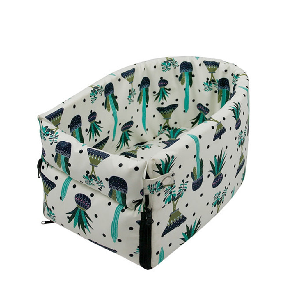 Puppy Cat Bed for Car Portable Dog Bed Travel Dog Carrier Protector for Samll Dogs Safety Car Central Control Pet Seat Chihuahua