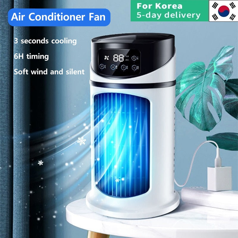 Mini Air Conditioner Fan Air Cooler Fan Water Cooling Fan Portable Mobile Air Conditioner Cooling Fan