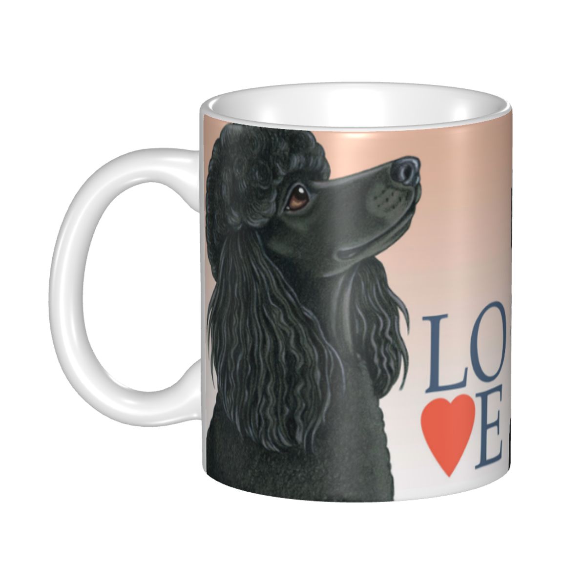 Cute Beagle Dog Lazy Coffee Mugs DIY Personalized Pet Lover Ceramic Mug Creative Present Outdoor Work Camping Cups