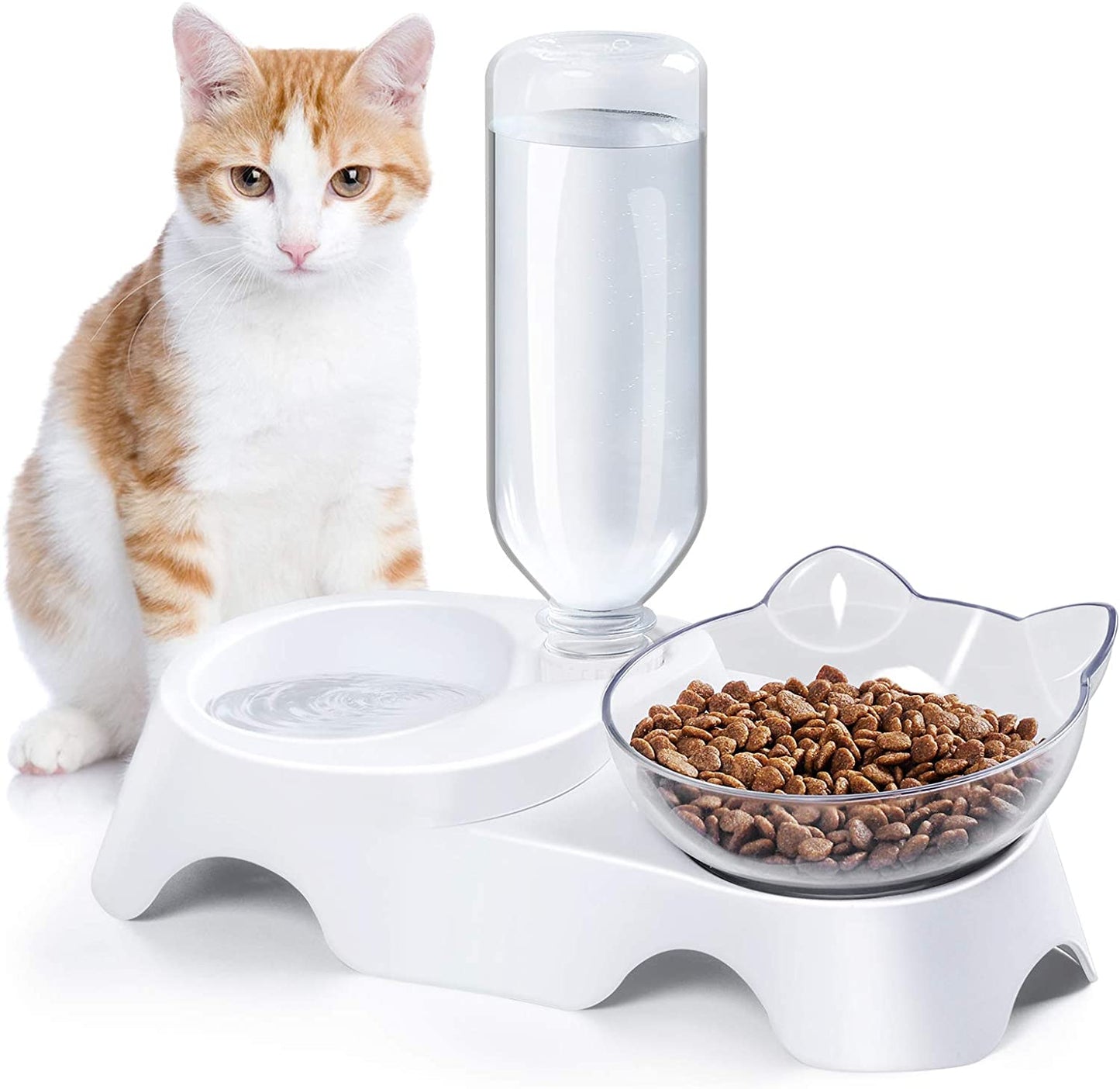 Non-Slip Double Cat Bowl Dog Bowl With Stand Pet Feeding Cat Water Bowl For Cats Pet Food Bowls For Dogs Feeder Product Supplies