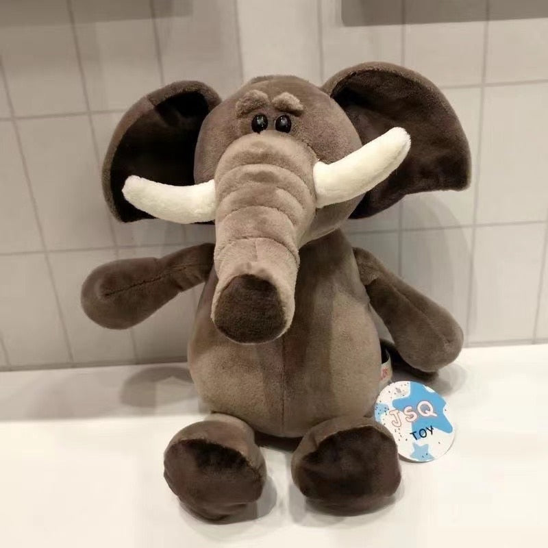 Forest Brothers Doll Lion Tiger Elephant Giraffe Dog Plush Stuffed Toy