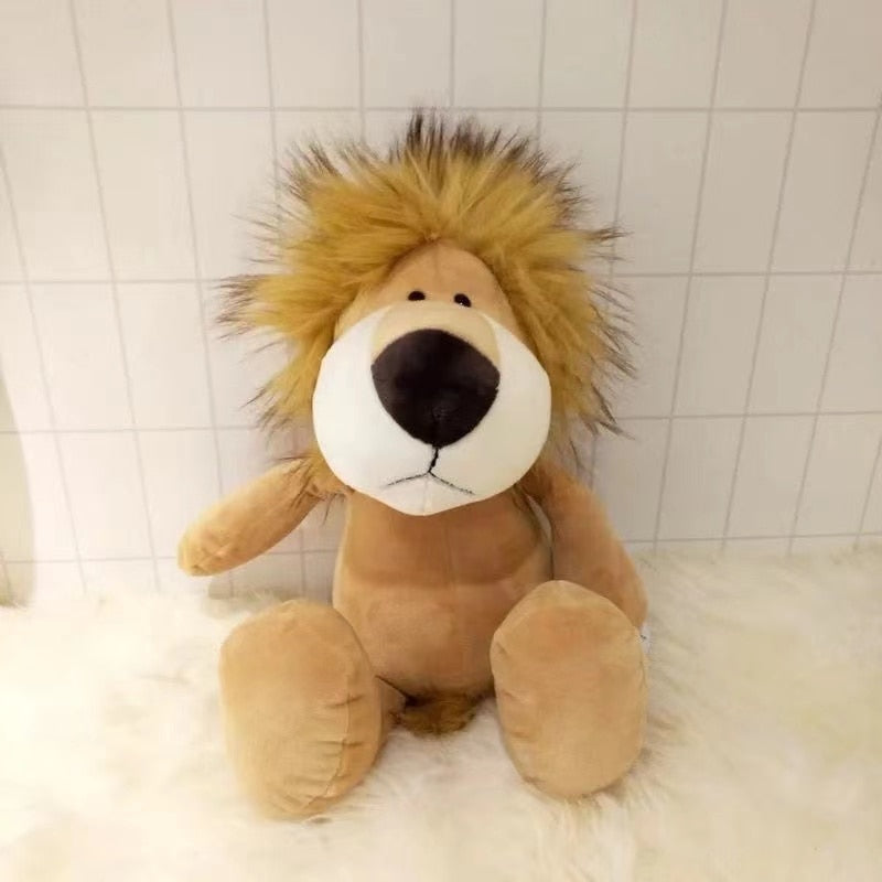 Forest Brothers Doll Lion Tiger Elephant Giraffe Dog Plush Stuffed Toy