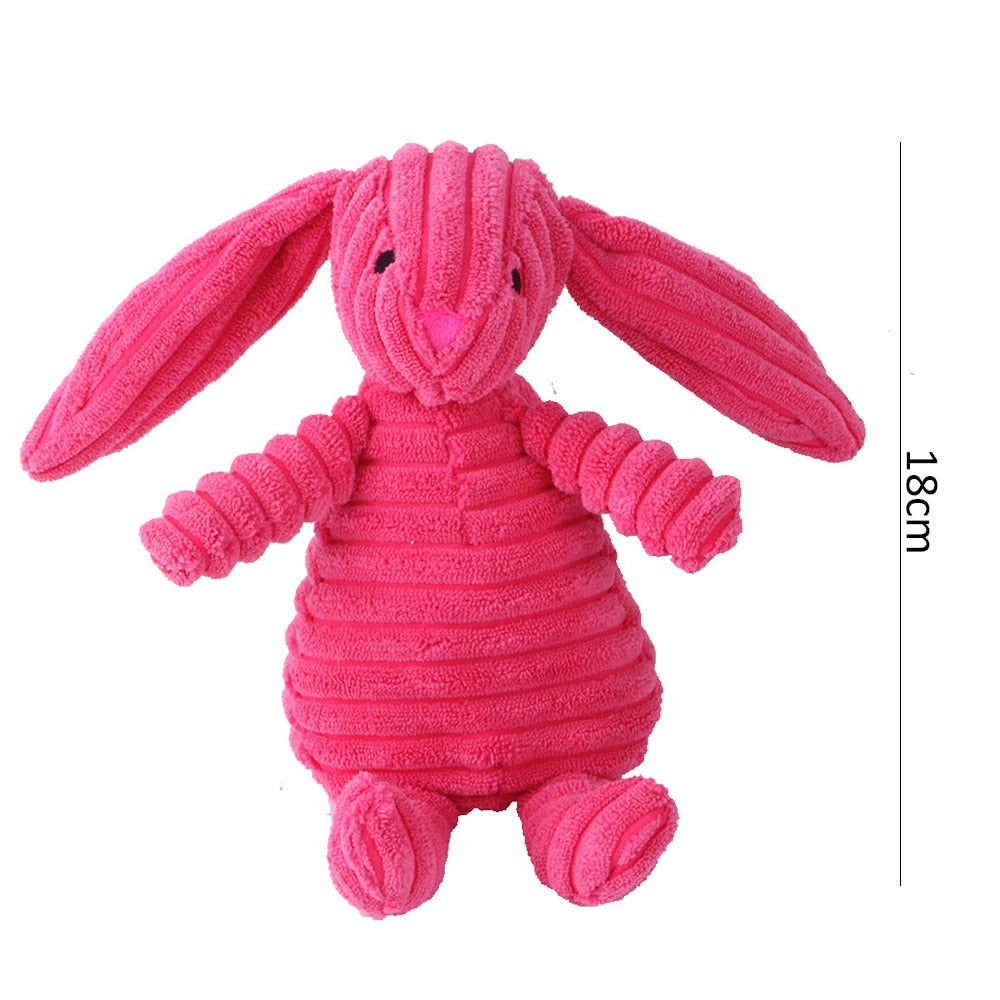 Corduroy Dog Toys for Small - Large Dogs - Pet Squeaker Toy