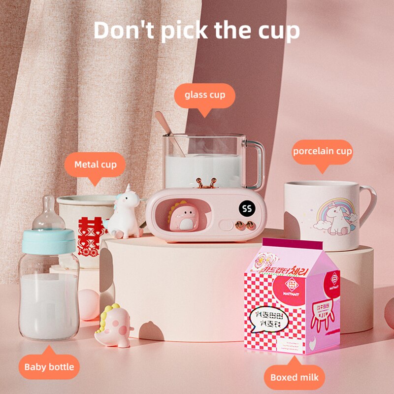 Thermostatic Heating Pad 220V Cup Heater Coffee Mug Warmer Pet Heating Coaster Smart Milk Tea Coffee Warmer Mat For Friends Gif