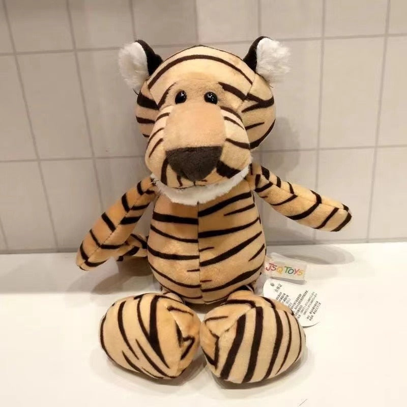 Forest Brothers Doll Lion Tiger Elephant Giraffe Dog Plush Stuffed Toy