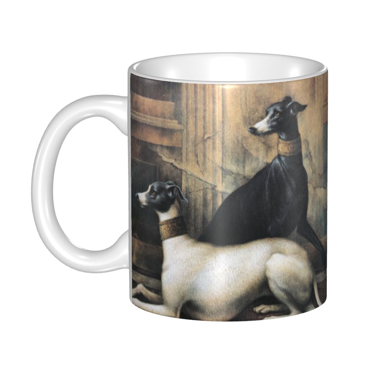 Cute Beagle Dog Lazy Coffee Mugs DIY Personalized Pet Lover Ceramic Mug Creative Present Outdoor Work Camping Cups
